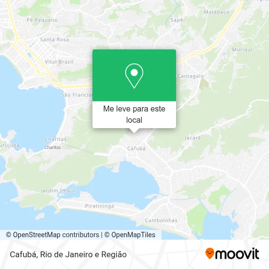 Cafubá mapa