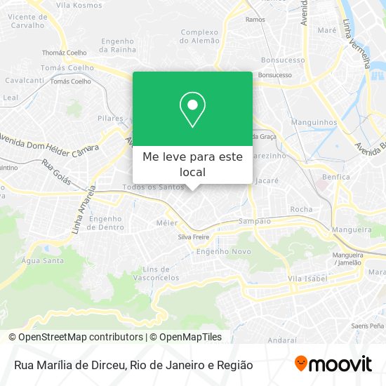 Rua Marília de Dirceu mapa