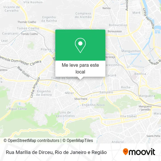 Rua Marília de Dirceu mapa