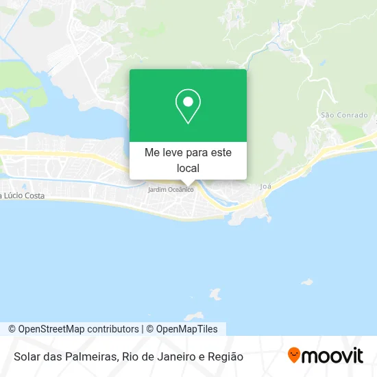 Solar das Palmeiras mapa