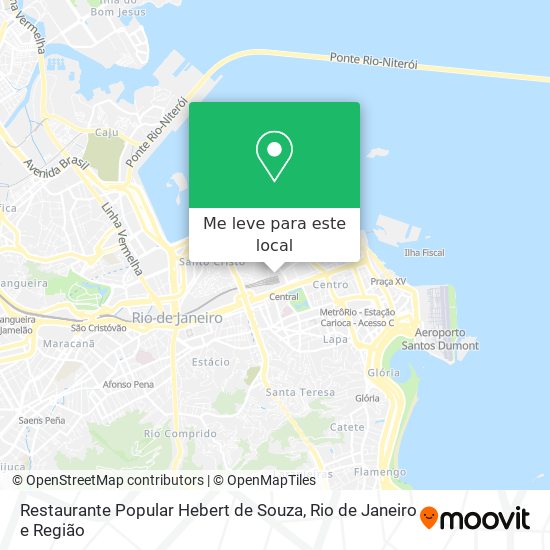 Restaurante Popular Hebert de Souza mapa