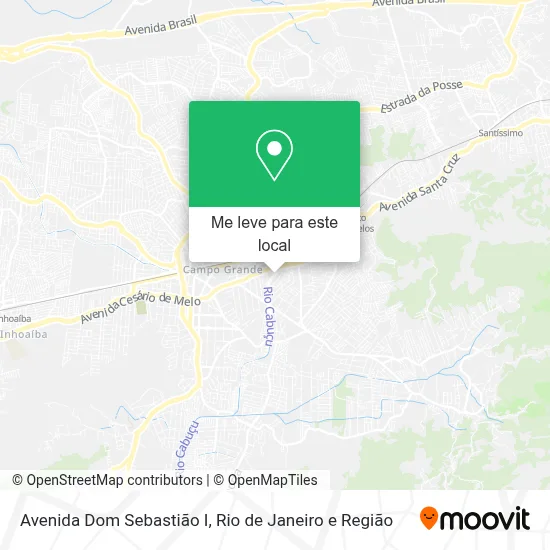 Avenida Dom Sebastião I mapa