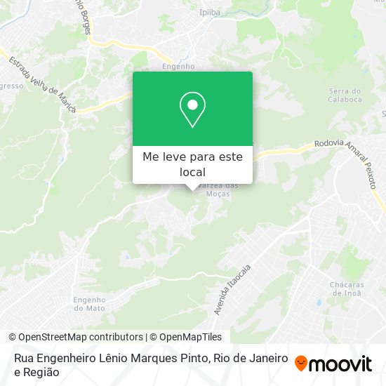 Rua Engenheiro Lênio Marques Pinto mapa
