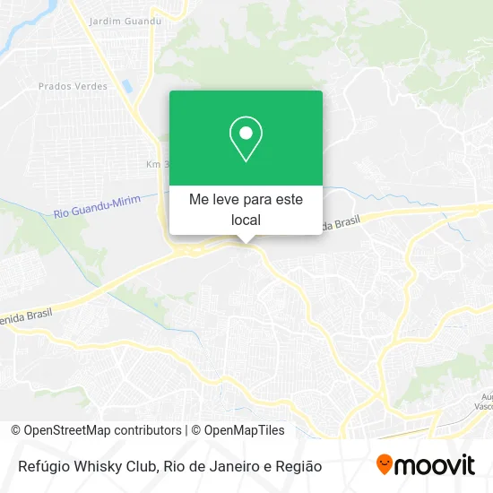 Refúgio Whisky Club mapa