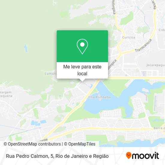 Rua Pedro Calmon, 5 mapa