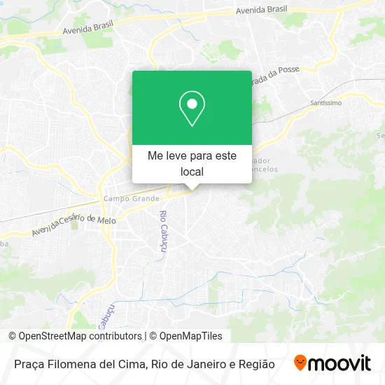 Praça Filomena del Cima mapa