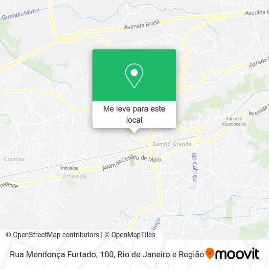 Rua Mendonça Furtado, 100 mapa