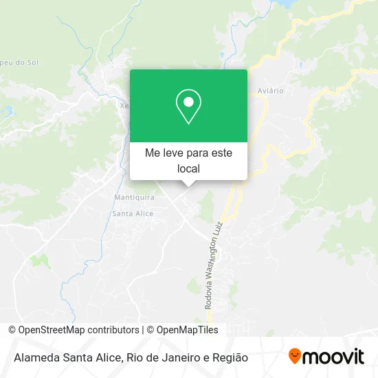 Alameda Santa Alice mapa