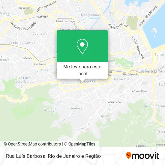 Rua Luís Barbosa mapa
