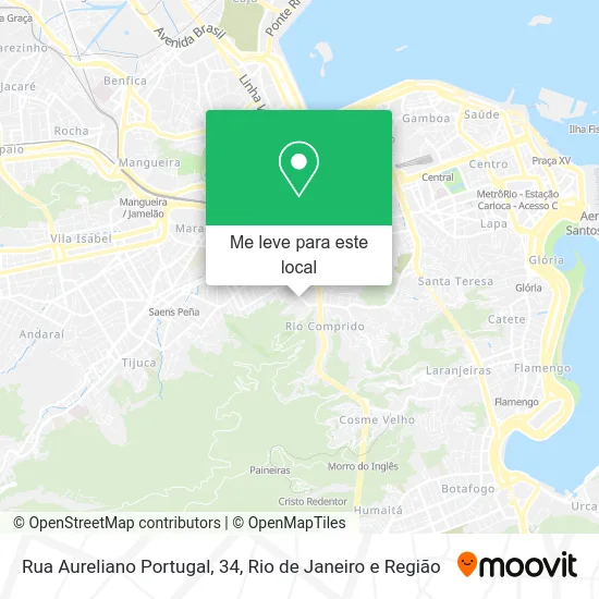 Rua Aureliano Portugal, 34 mapa