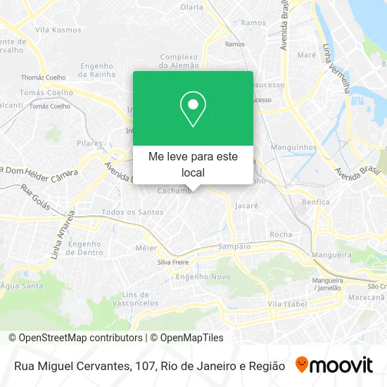 Rua Miguel Cervantes, 107 mapa
