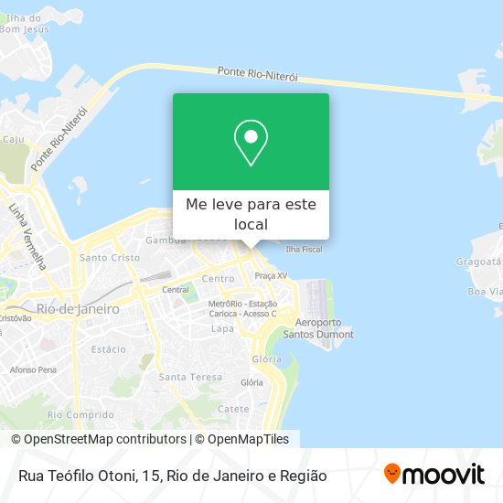 Rua Teófilo Otoni, 15 mapa