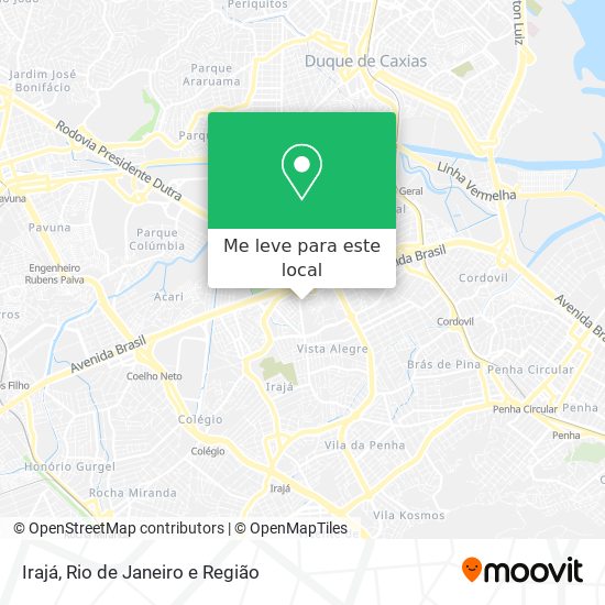 Irajá mapa
