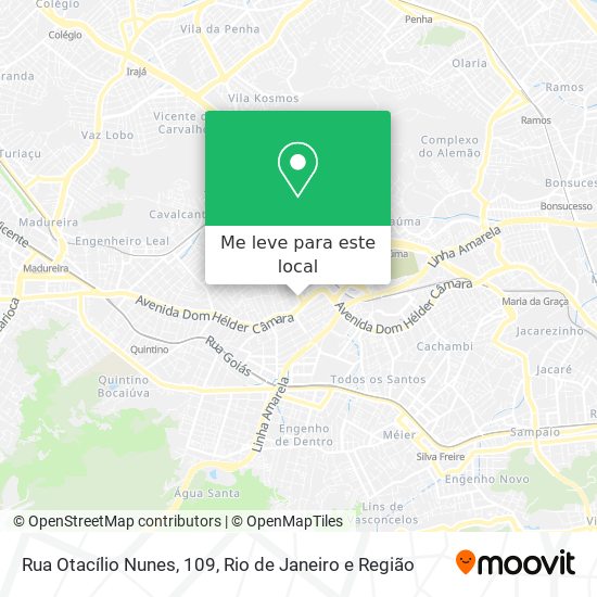 Rua Otacílio Nunes, 109 mapa