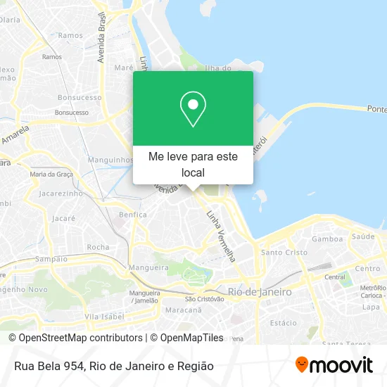 Rua Bela 954 mapa
