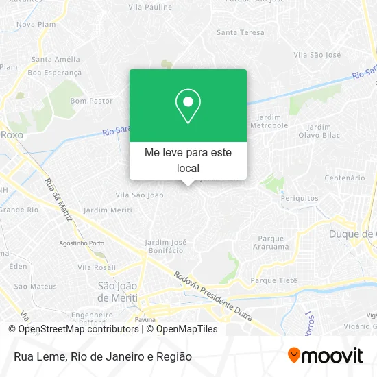 Rua Leme mapa