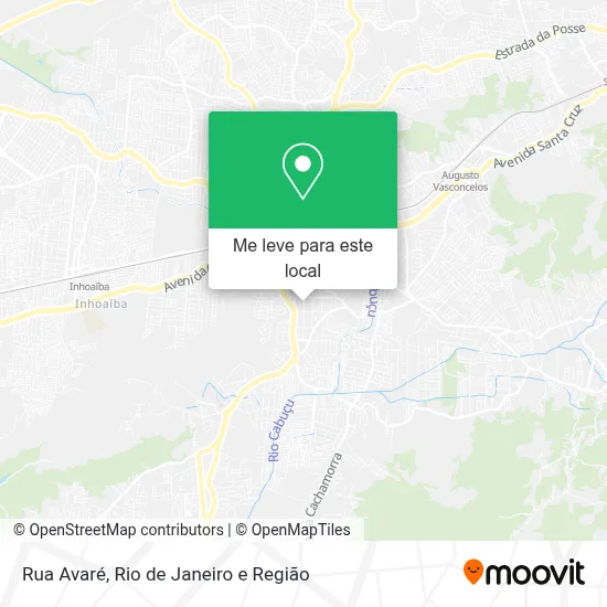 Rua Avaré mapa