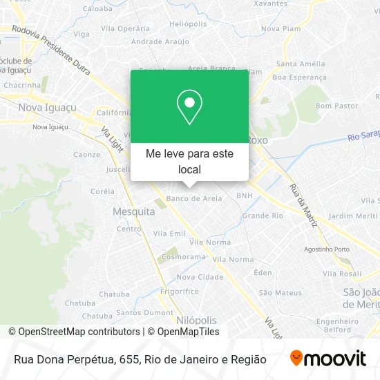 Rua Dona Perpétua, 655 mapa