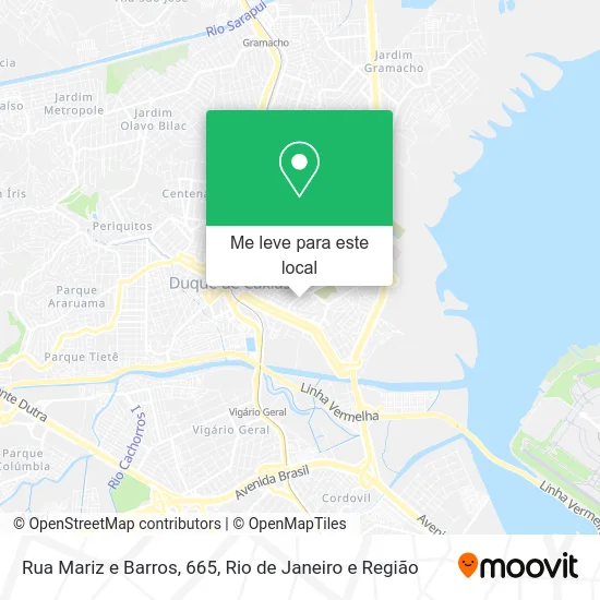 Rua Mariz e Barros, 665 mapa