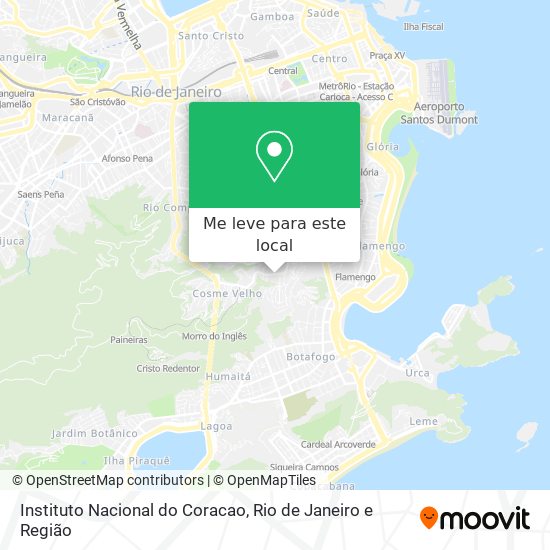 Instituto Nacional do Coracao mapa