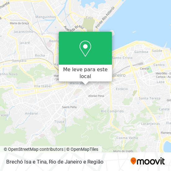 Brechó Isa e Tina mapa