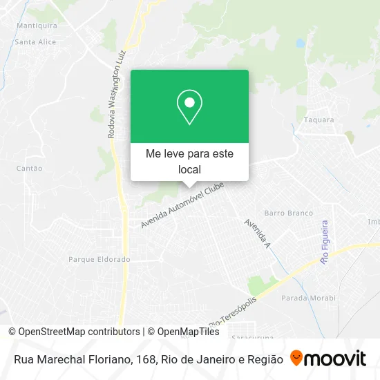 Rua Marechal Floriano, 168 mapa