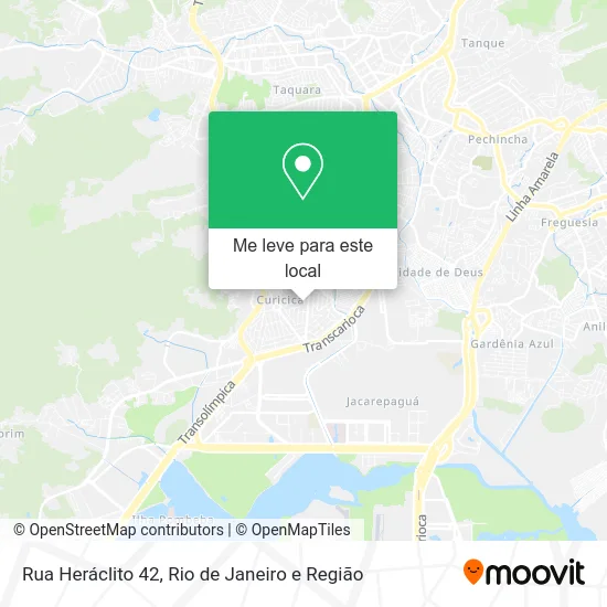 Rua Heráclito 42 mapa