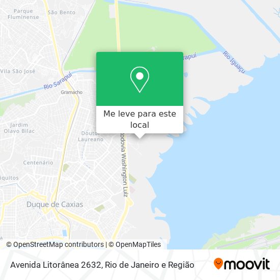 Avenida Litorânea 2632 mapa