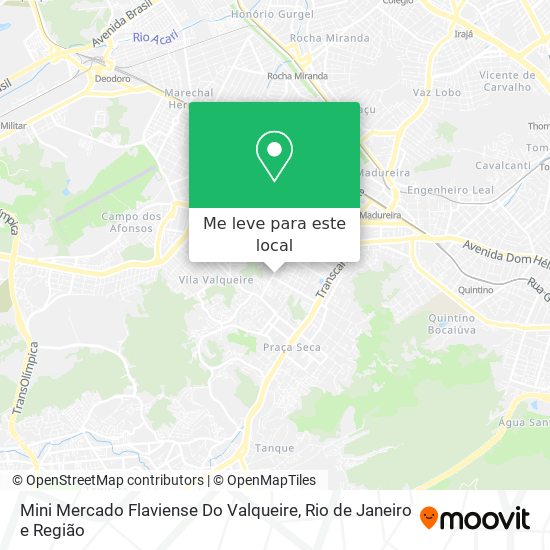 Mini Mercado Flaviense Do Valqueire mapa
