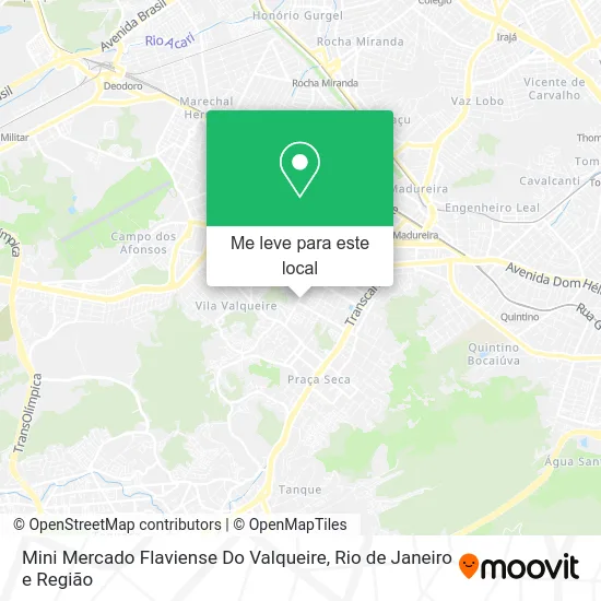 Mini Mercado Flaviense Do Valqueire mapa