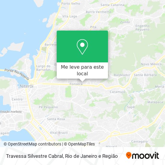 Travessa Silvestre Cabral mapa
