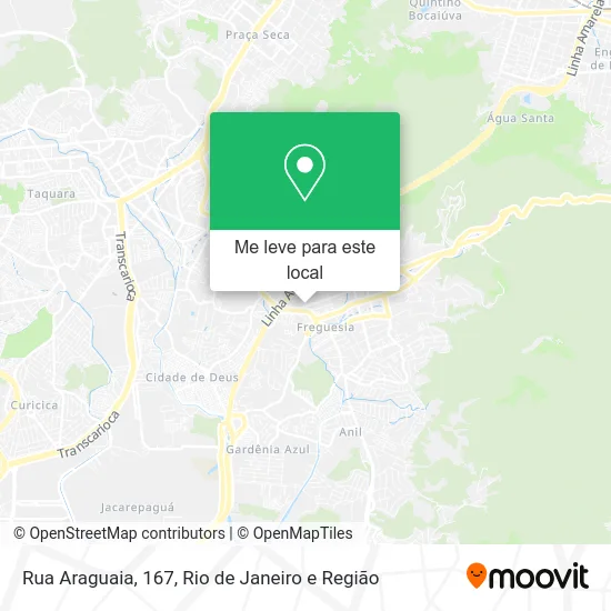 Rua Araguaia, 167 mapa