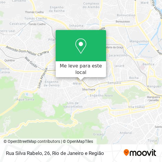 Rua Silva Rabelo, 26 mapa