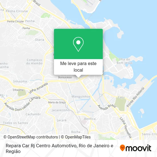 Repara Car Rj Centro Automotivo mapa