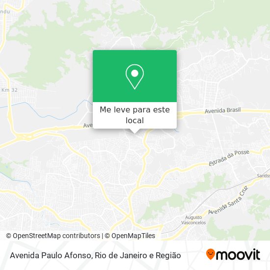 Avenida Paulo Afonso mapa