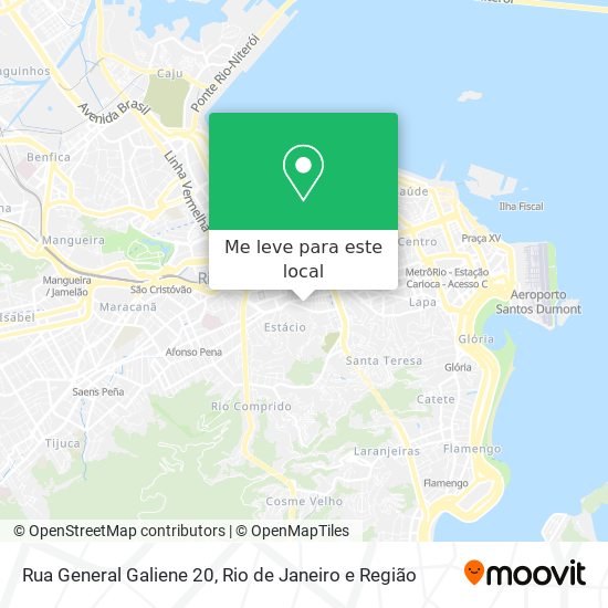 Rua General Galiene 20 mapa