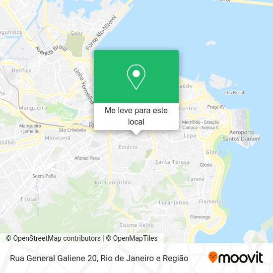 Rua General Galiene 20 mapa