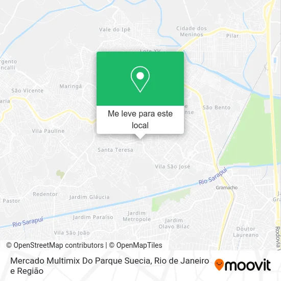 Mercado Multimix Do Parque Suecia mapa