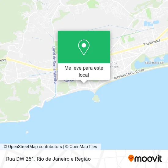 Rua DW 251 mapa