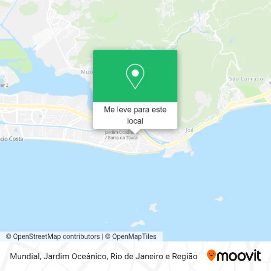 Mundial, Jardim Oceânico mapa