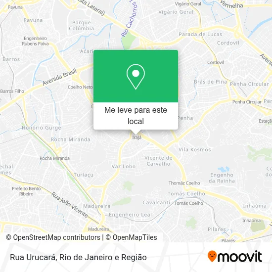 Rua Urucará mapa