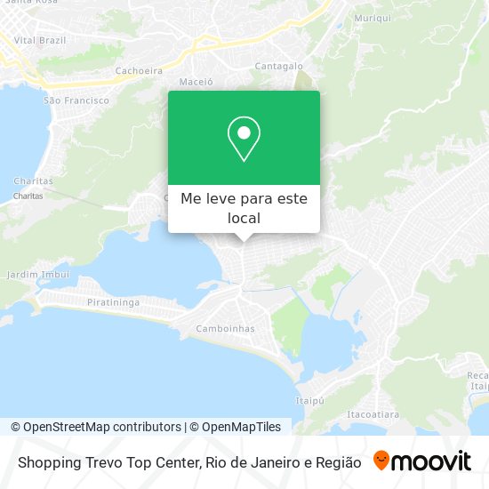 Shopping Trevo Top Center mapa