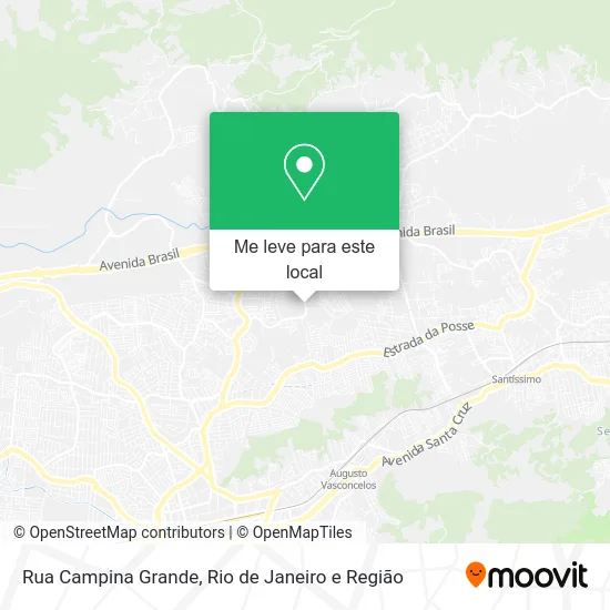 Rua Campina Grande mapa