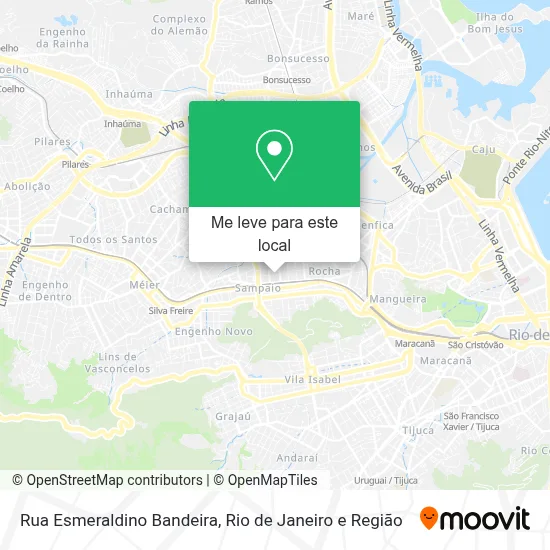 Rua Esmeraldino Bandeira mapa