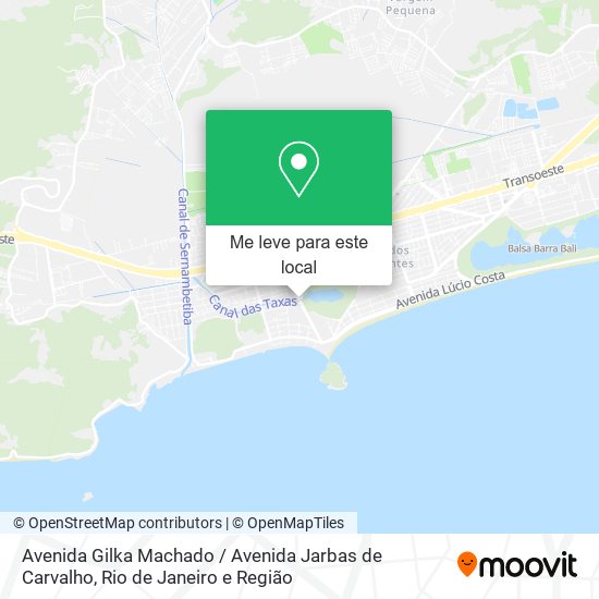 Avenida Gilka Machado / Avenida Jarbas de Carvalho mapa