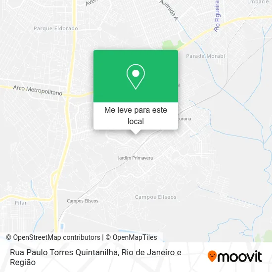 Rua Paulo Torres Quintanilha mapa