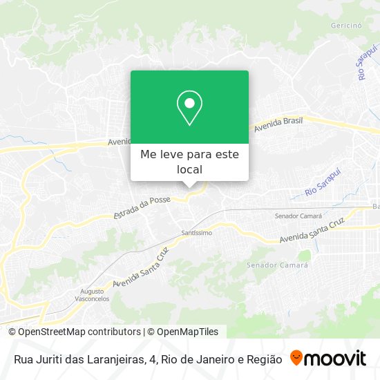 Rua Juriti das Laranjeiras, 4 mapa