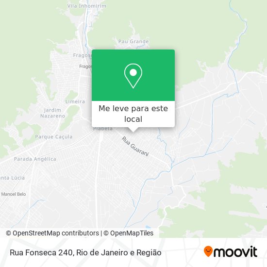 Rua Fonseca 240 mapa