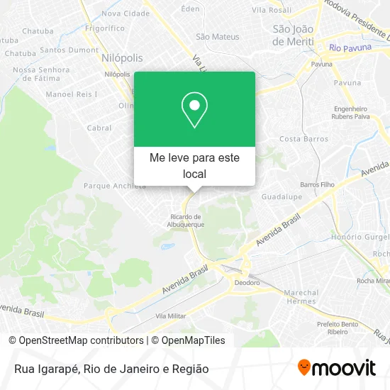 Rua Igarapé mapa
