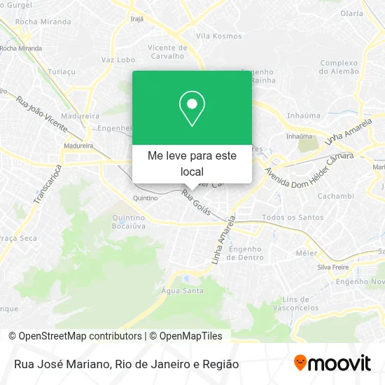 Rua José Mariano mapa